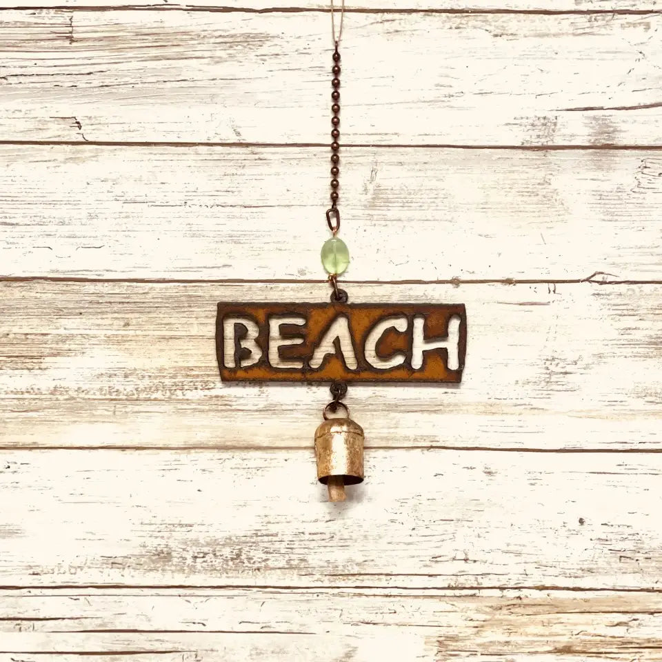 Beach Word Nautical Bell Garden Sealife Chime
