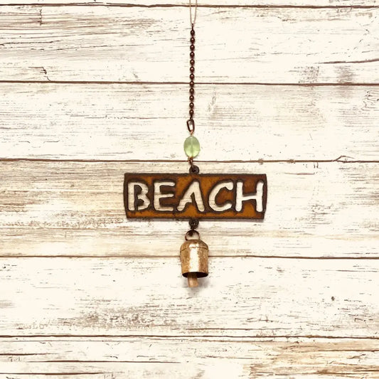 Beach Word Nautical Bell Garden Sealife Chime