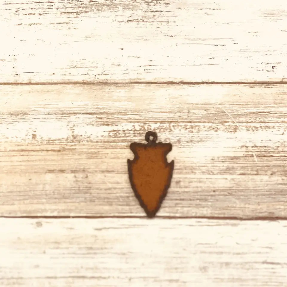 Arrowhead Charm Pendant Rustic Native Southwest