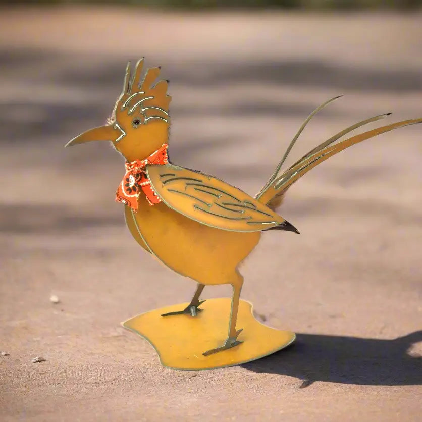 Roadrunner Small Southwest Yard Art Garden Sculpture
