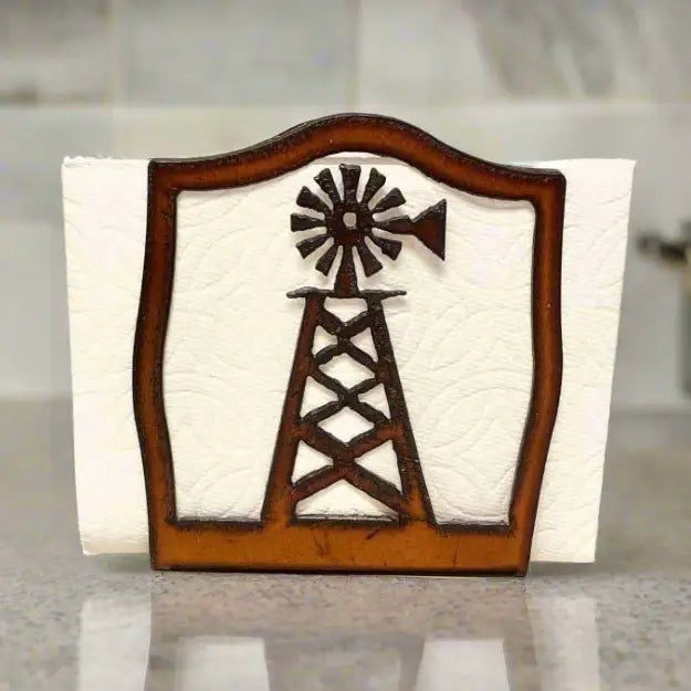 Windmill Farmhouse Napkin Holder