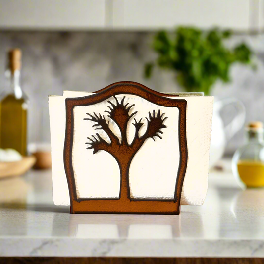 Joshua Tree Rustic Metal Napkin Holder USA Made