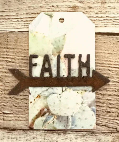 Faith Arrow Rustic Metal Hat Pin Hat Bar Gift Usa Made