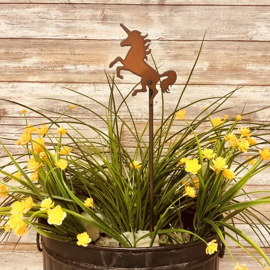 Unicorn Mystical Garden Plant Stake