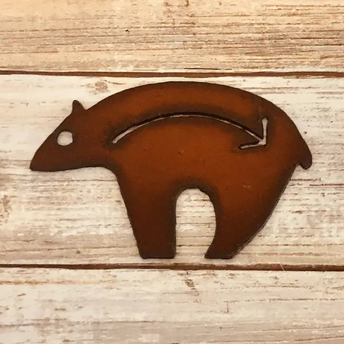 "Spirit Animal" Bear with Arrow Southwest Magnet