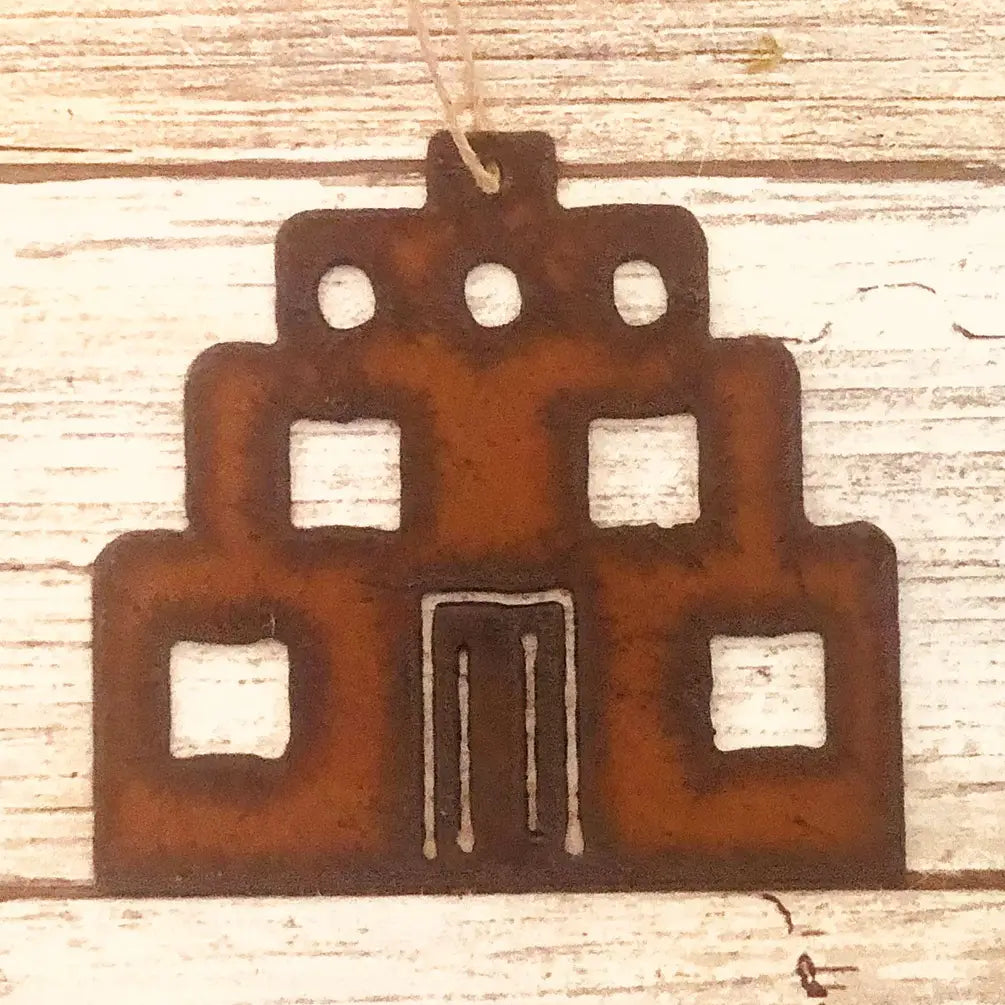 Pueblo House Santa Fe Southwestern Ornament