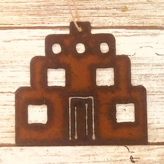 Pueblo House Santa Fe Southwestern Ornament