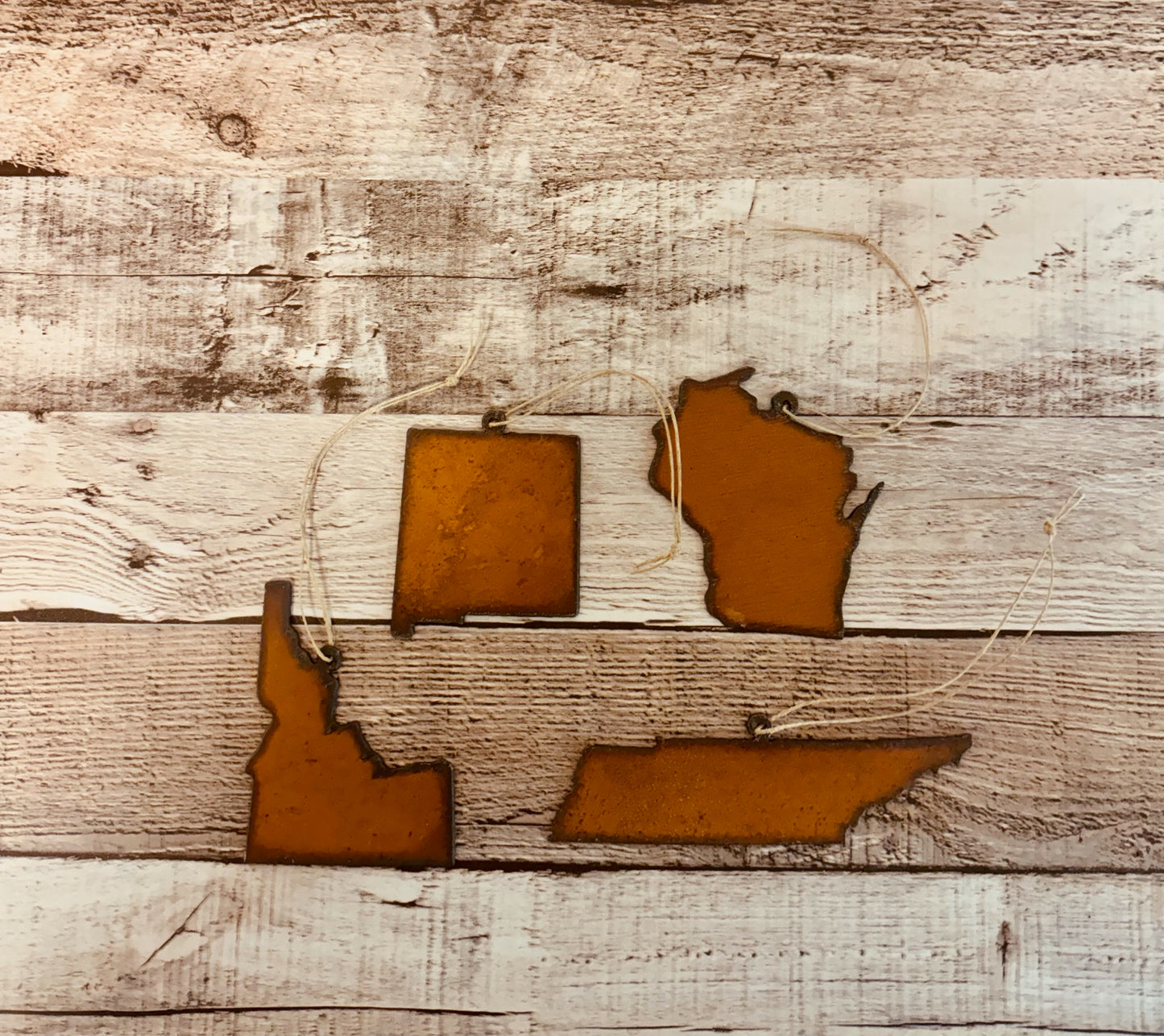 State Shape Ornament