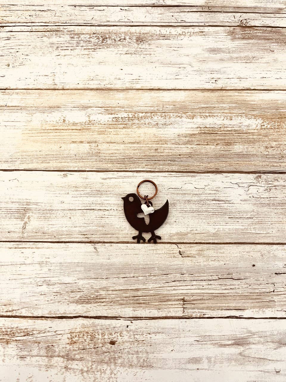 Cute Bird with Feet Key Chain