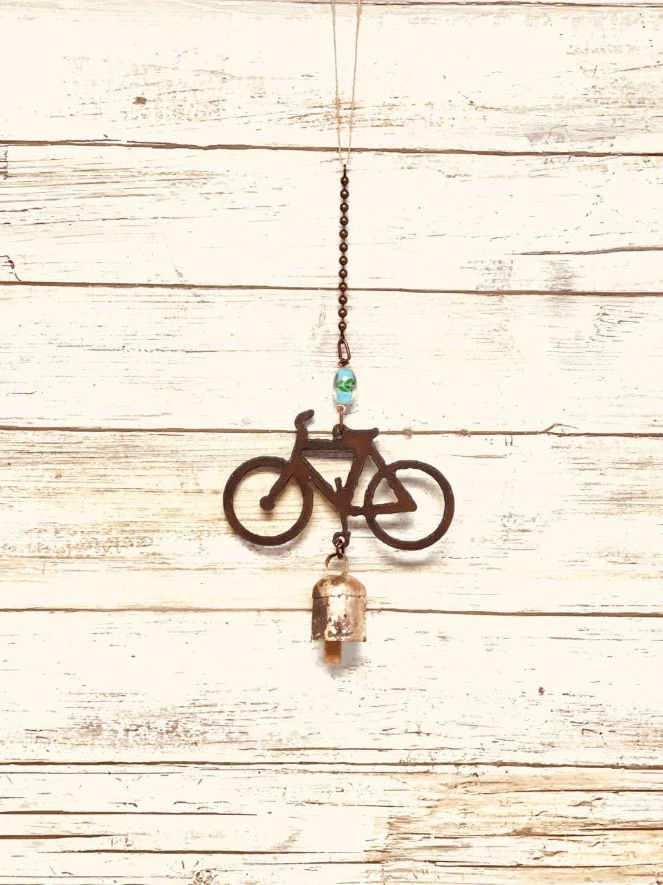 Bicycle Bell Rustic Garden Chime Decor Bike Gift