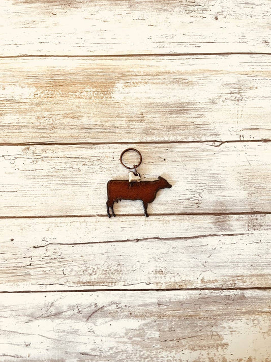 Cow Farm Keychain Farm Gift