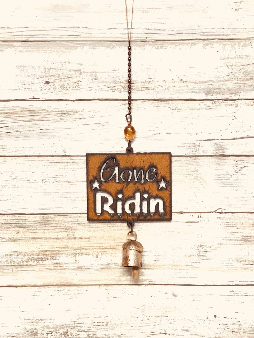 GONE RIDIN Bell Western Garden Chime