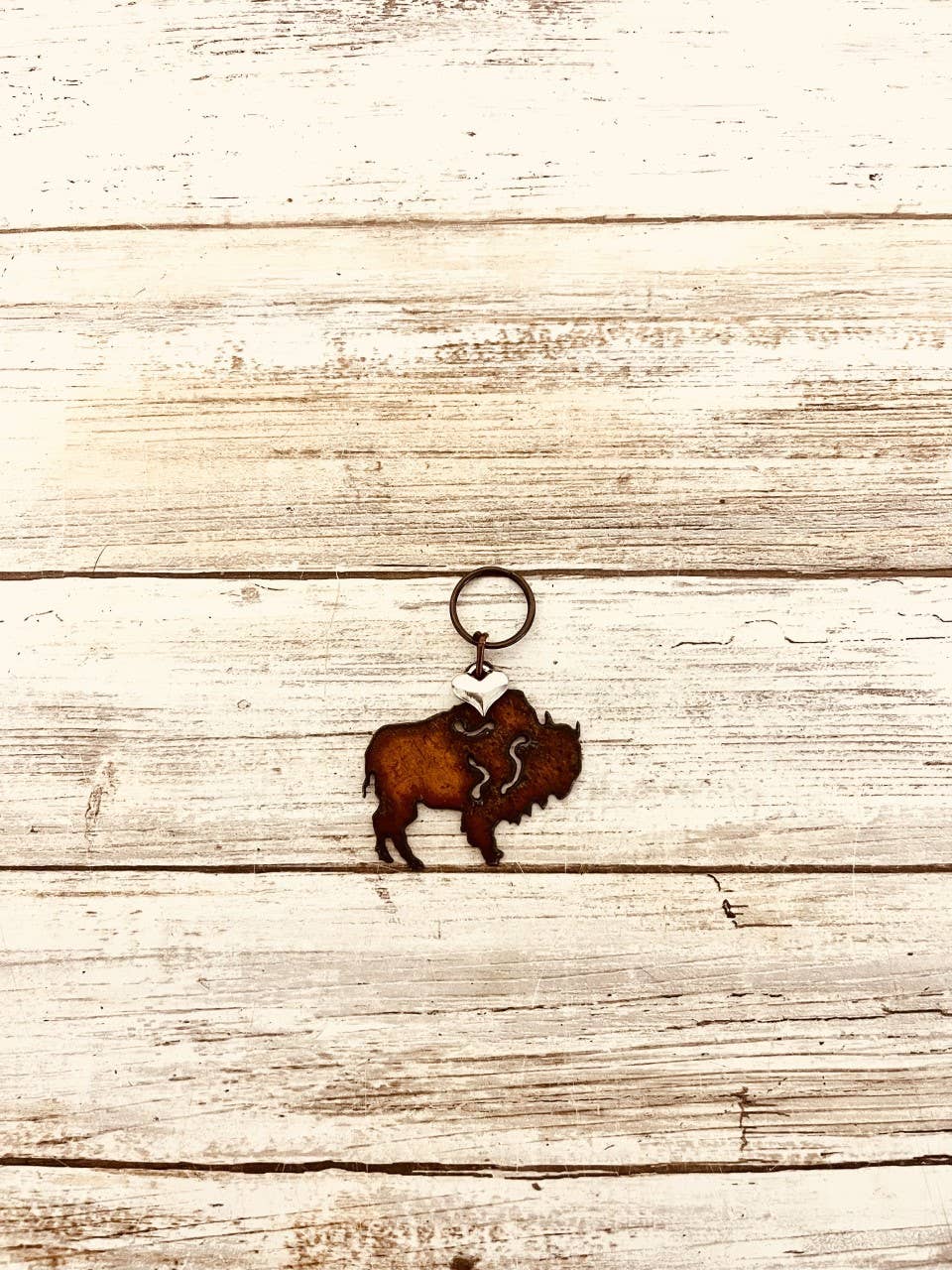 Buffalo Lodge Key Chain