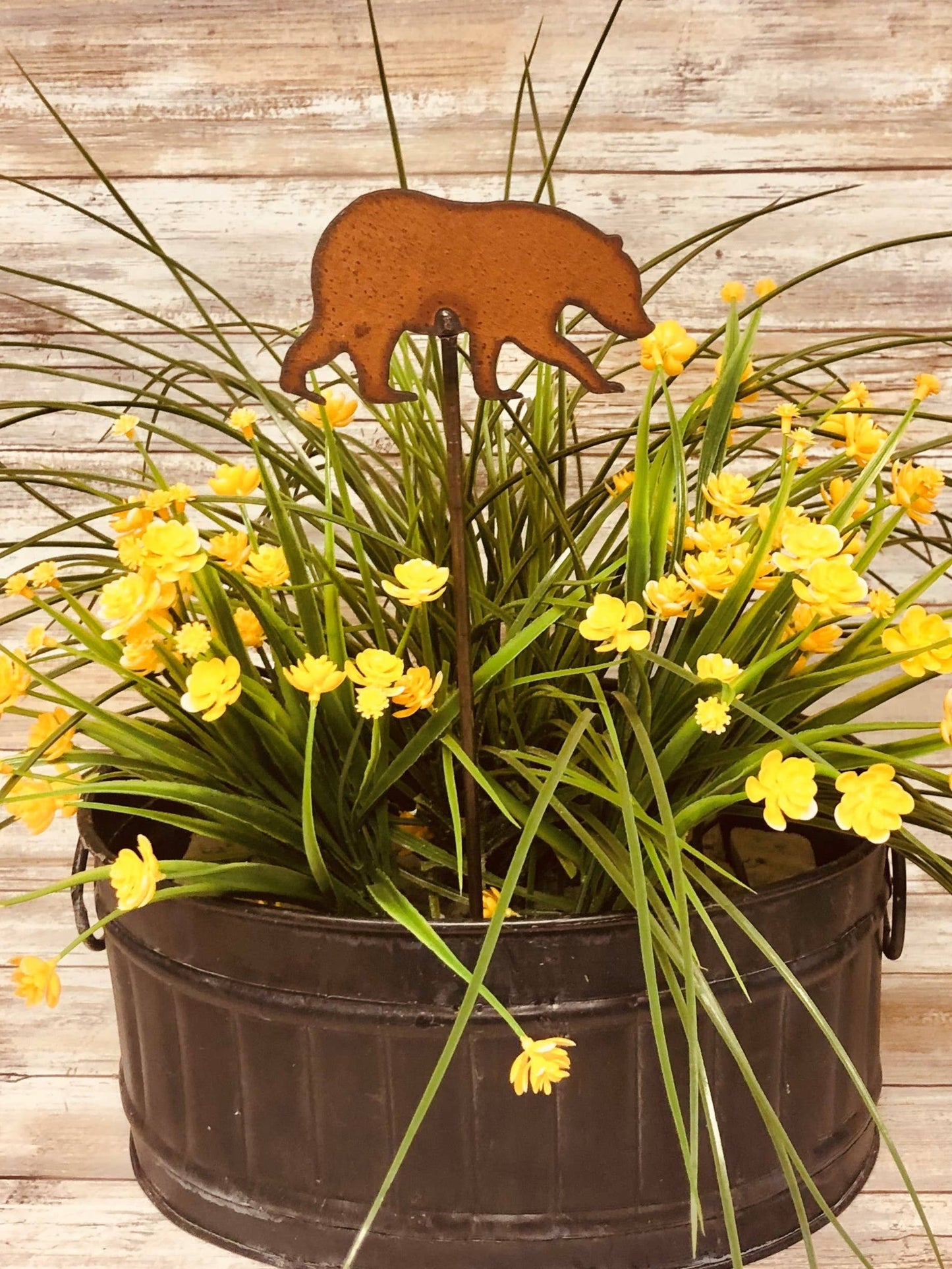 Black Bear Lodge Garden Plant Stake