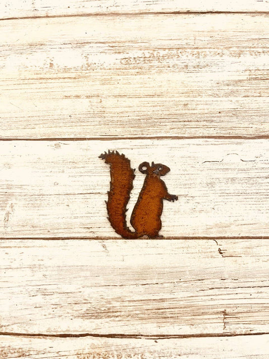 Squirrel Charm Lodge Pendant Gift Tie On
