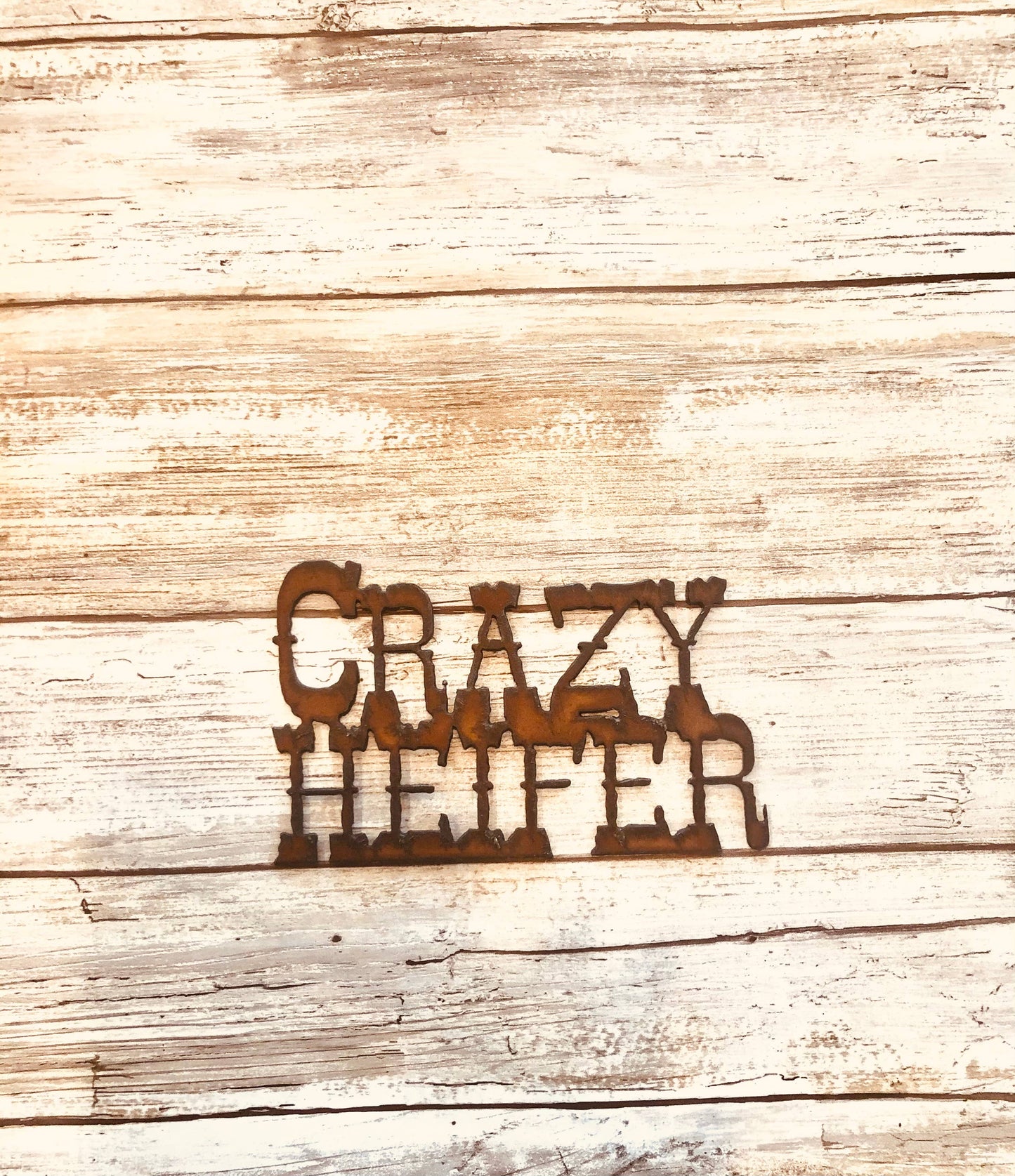 Crazy Heifer Funny Magnet