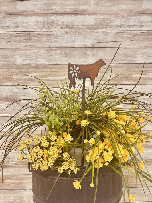 Show Steer GARDEN FRIEND Plant Stake