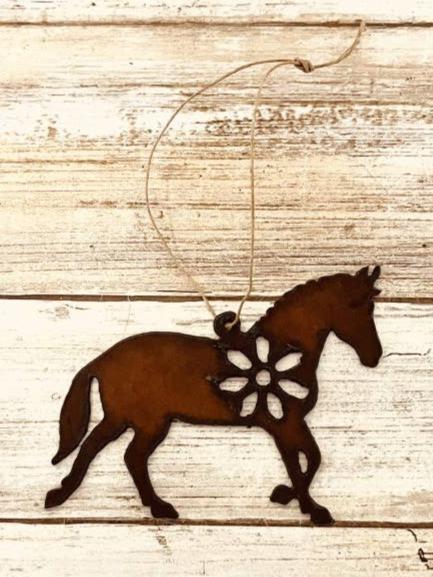 Trotting Horse GARDEN FRIEND Western Ornament