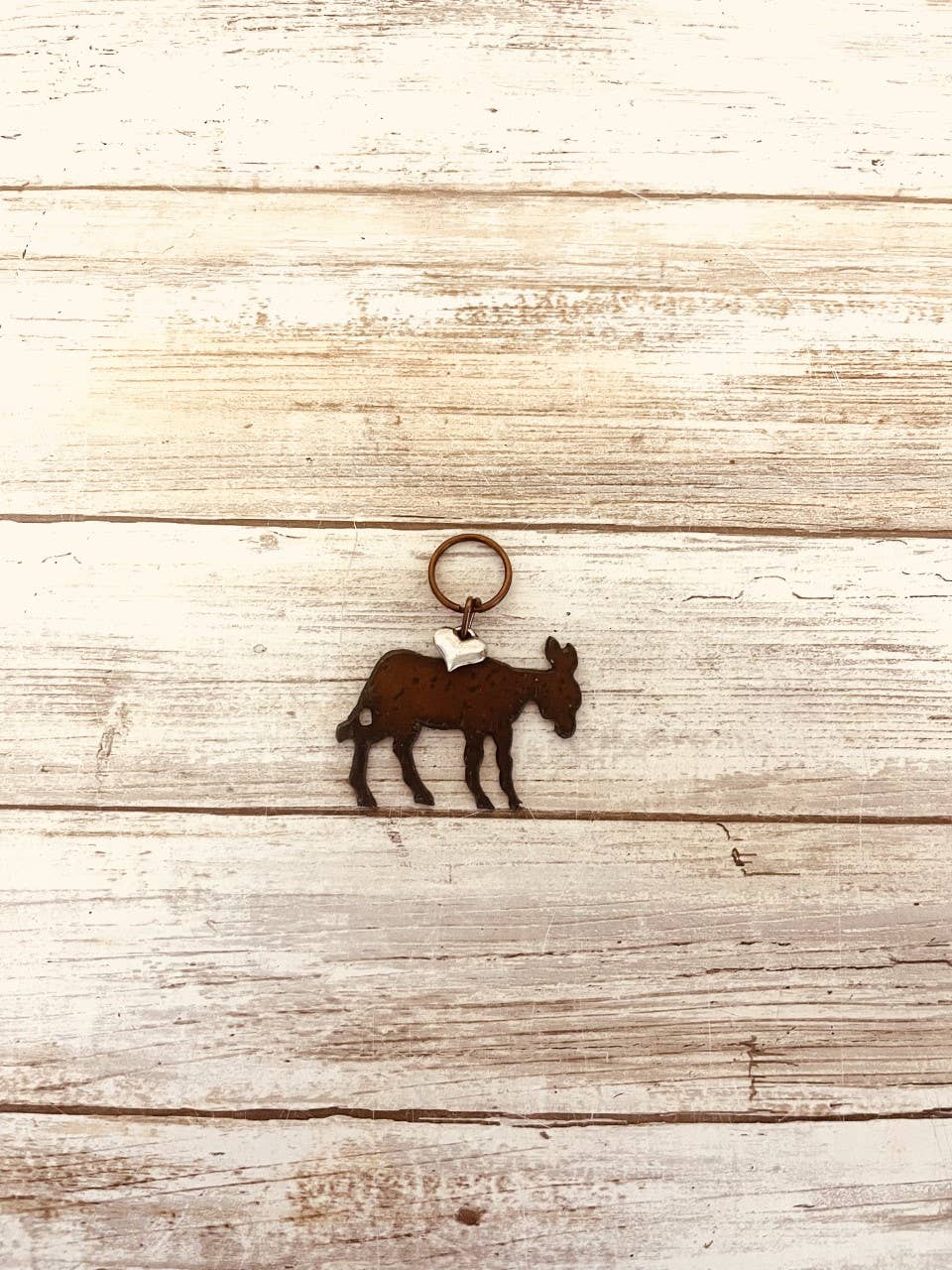 Donkey Western Keychain
