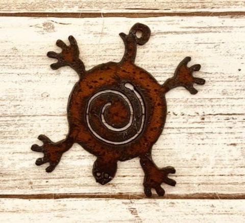 "Spirit Animal" Turtle Southwest Charm Pendant