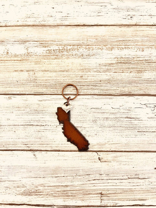 California State Shape Keychain