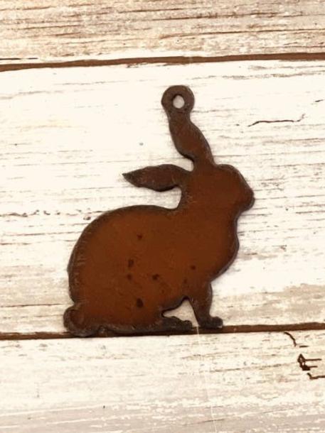 Cute Bunny Rabbit metal charm