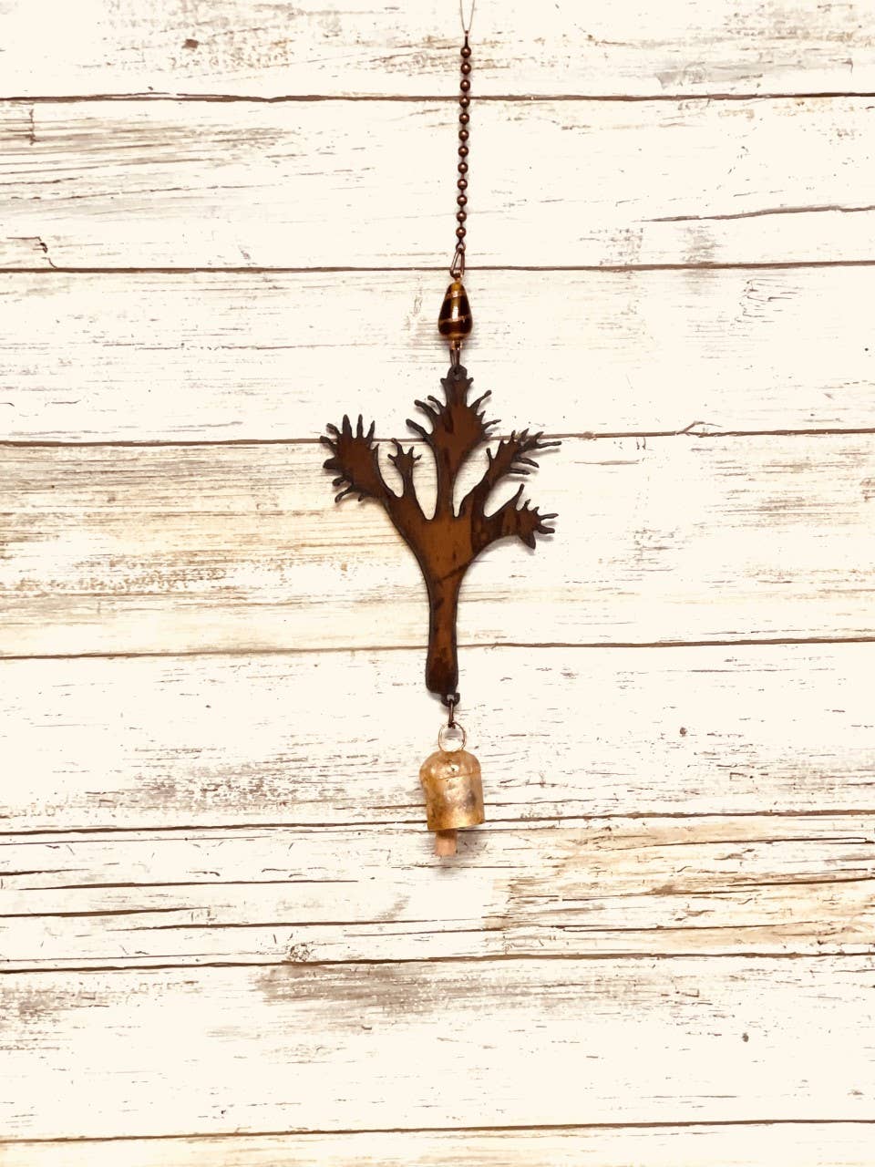Joshua Tree Bell Rustic Metal Garden Chime