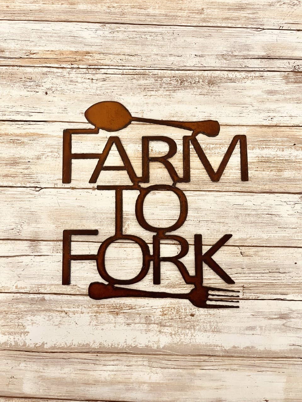 Farm to Fork Western farmhouse sign