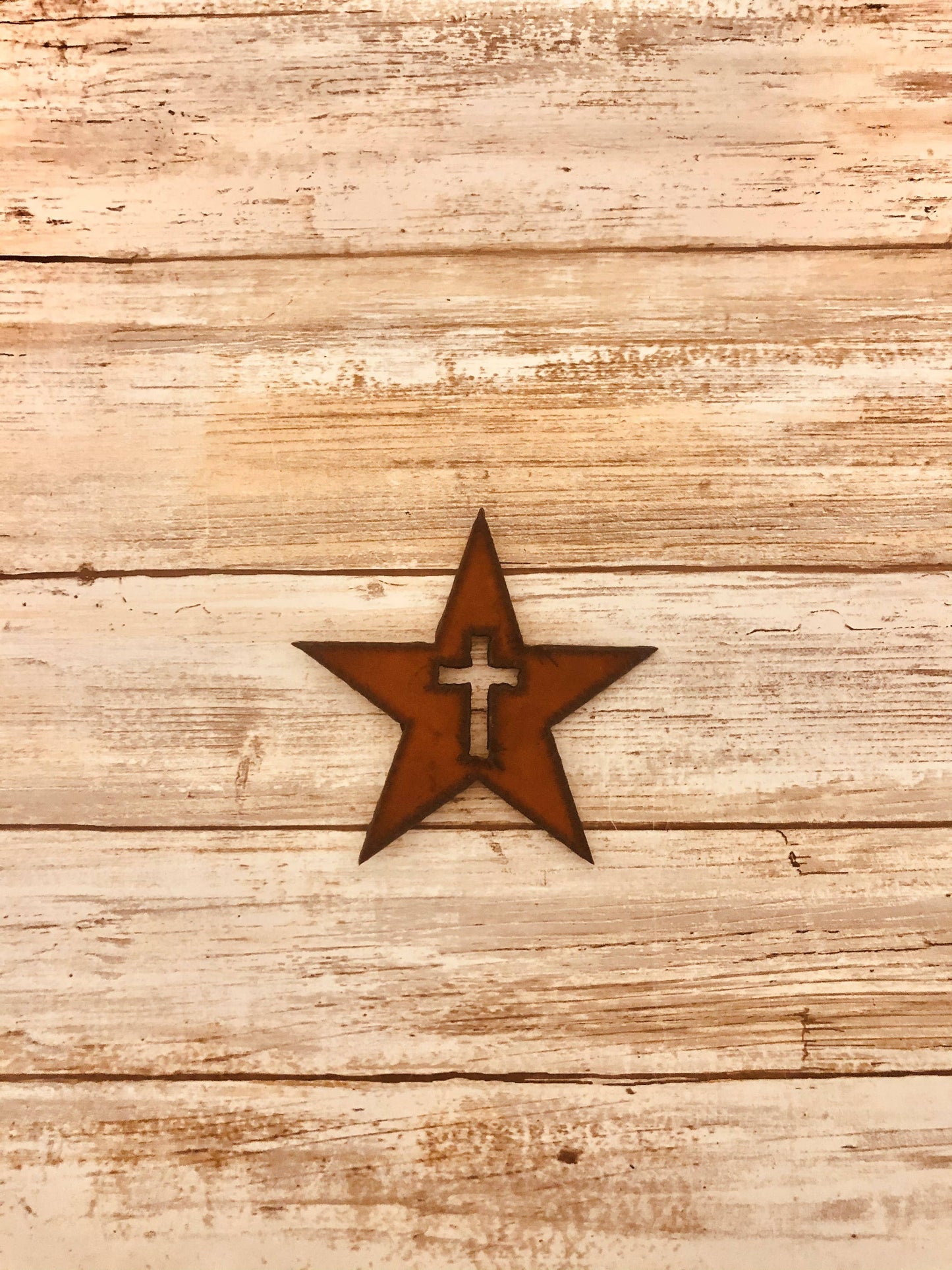 Star with Cross Western Magnet