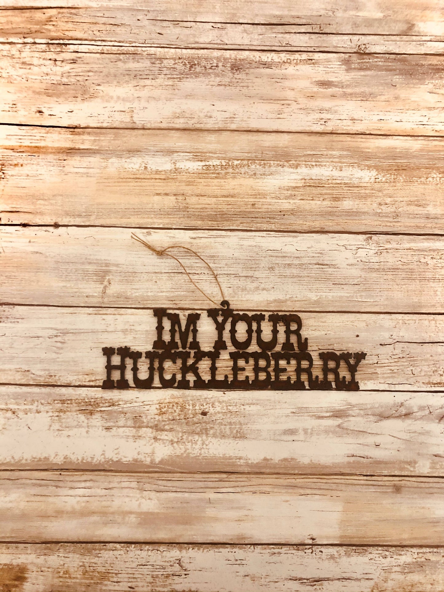 I'm Your Huckleberry Western  Ornament