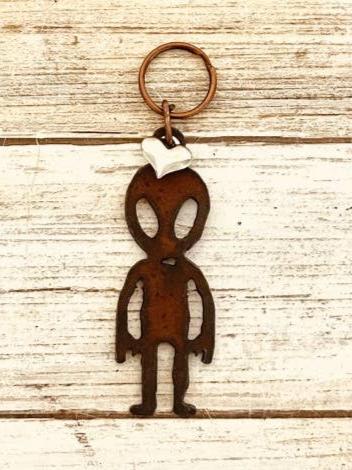 Alien Full Body Area 51 Key Chain