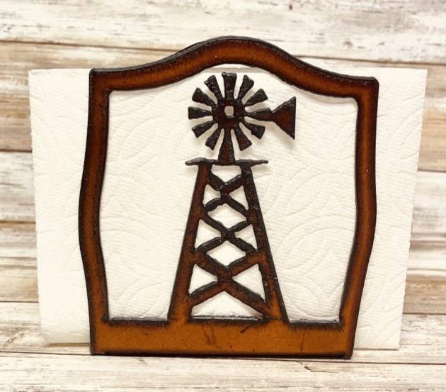 Windmill Farmhouse Napkin Holder