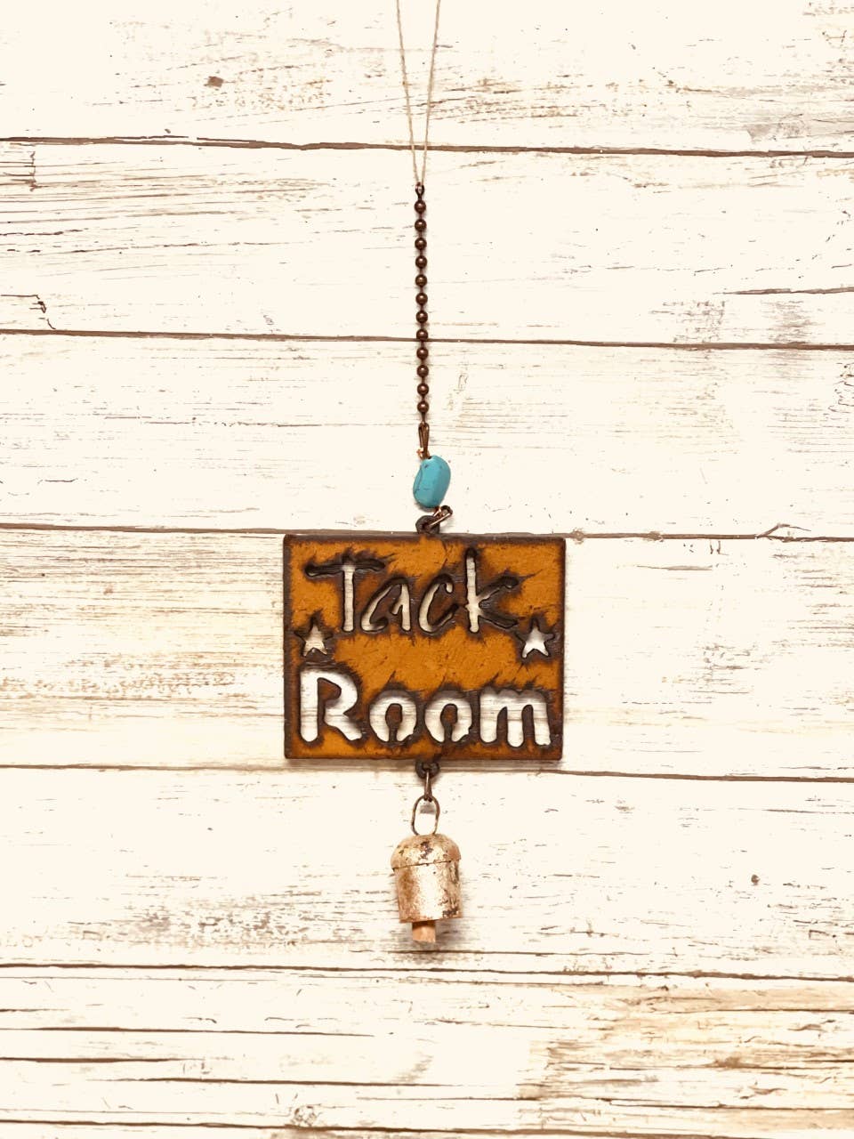 Tack Room Bell Western Garden Rustic Metal Chime