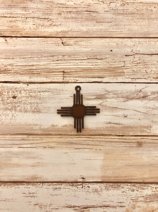 Zia charm southwest New Mexico pendant
