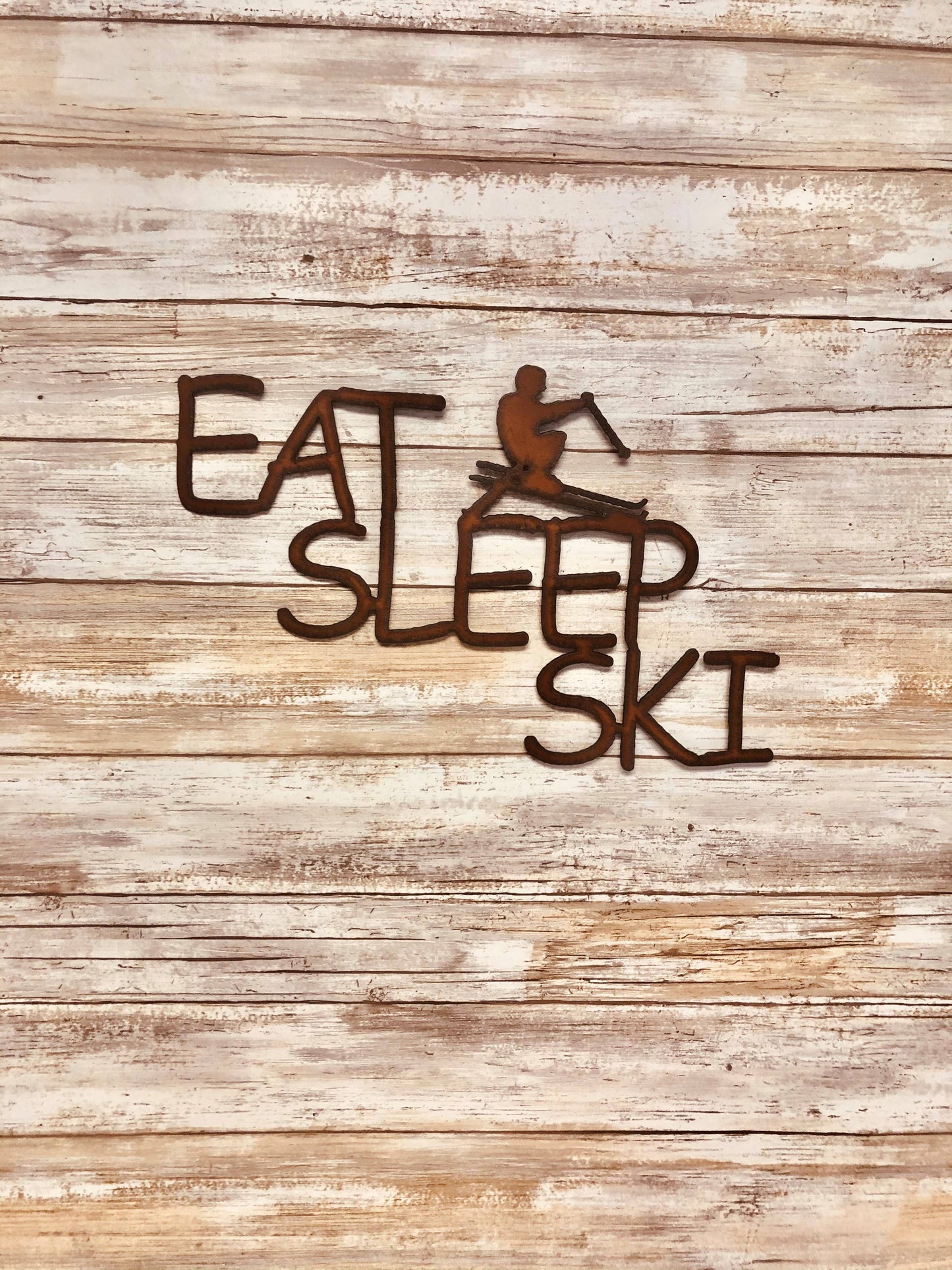 Eat Sleep Ski Sign