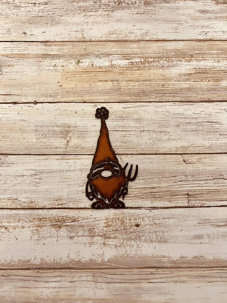 Gnome with Rake Garden Gnome Magnet