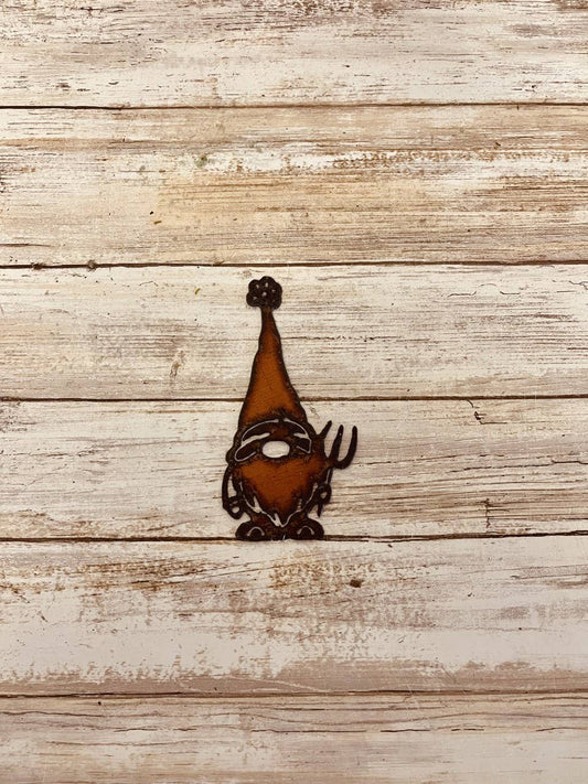 Gnome with Rake Garden Gnome Magnet