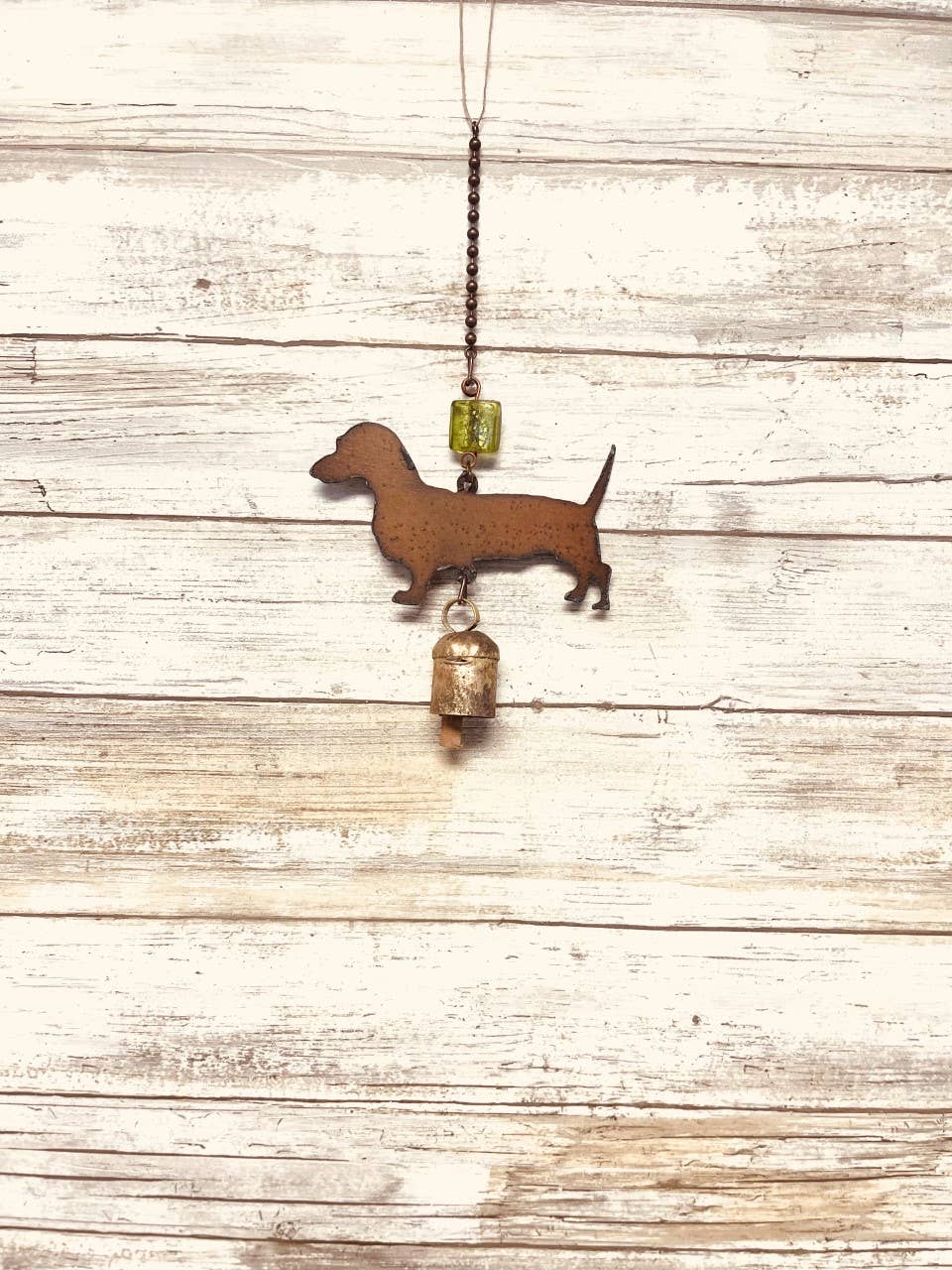 Dachshund Bell Pet Gift Wiener Dog Garden Chime