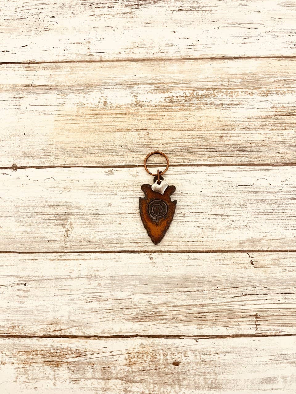 Arrowhead with Swirl Southwestern Native Key Chain