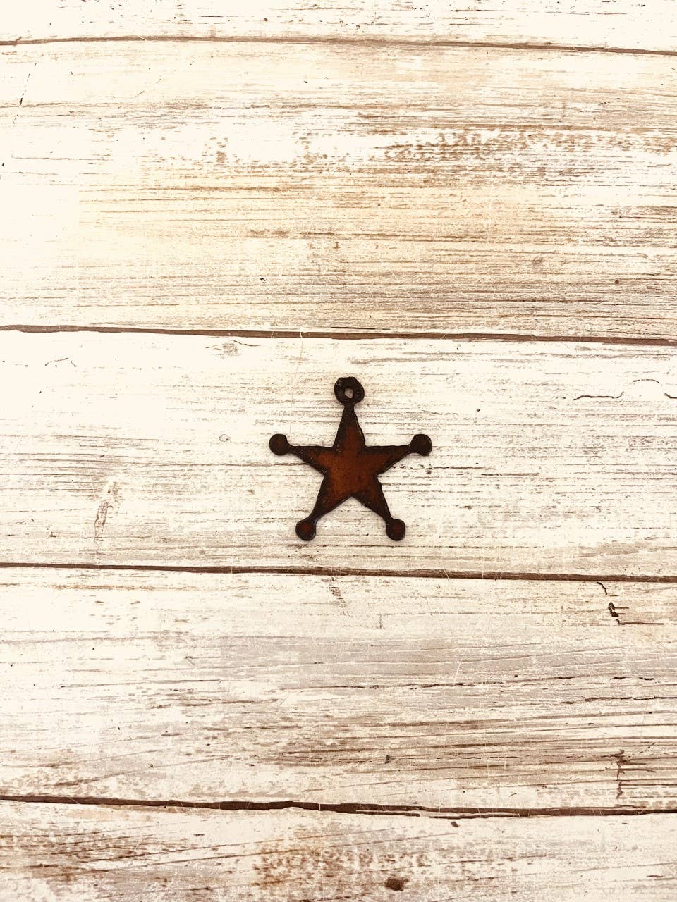 Sheriff Badge Western Charm Pendant