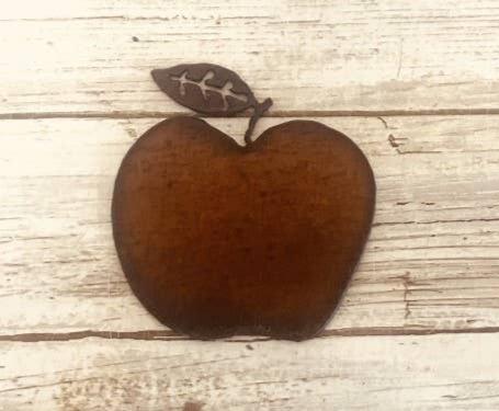 Apple Magnet rustic Farmers Market TEACHER Magnet Fruit Gift