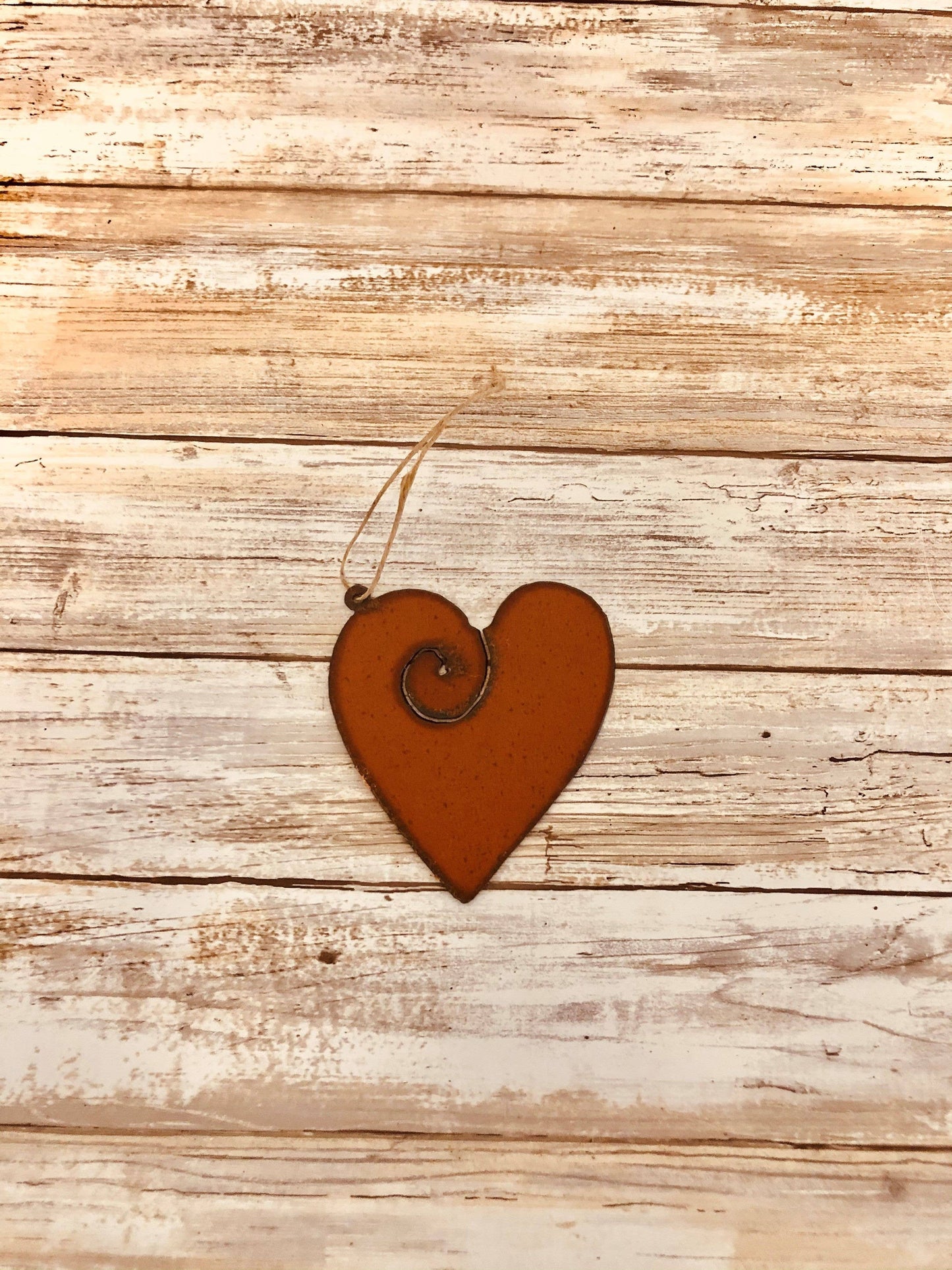 Heart With Swirl Ornament