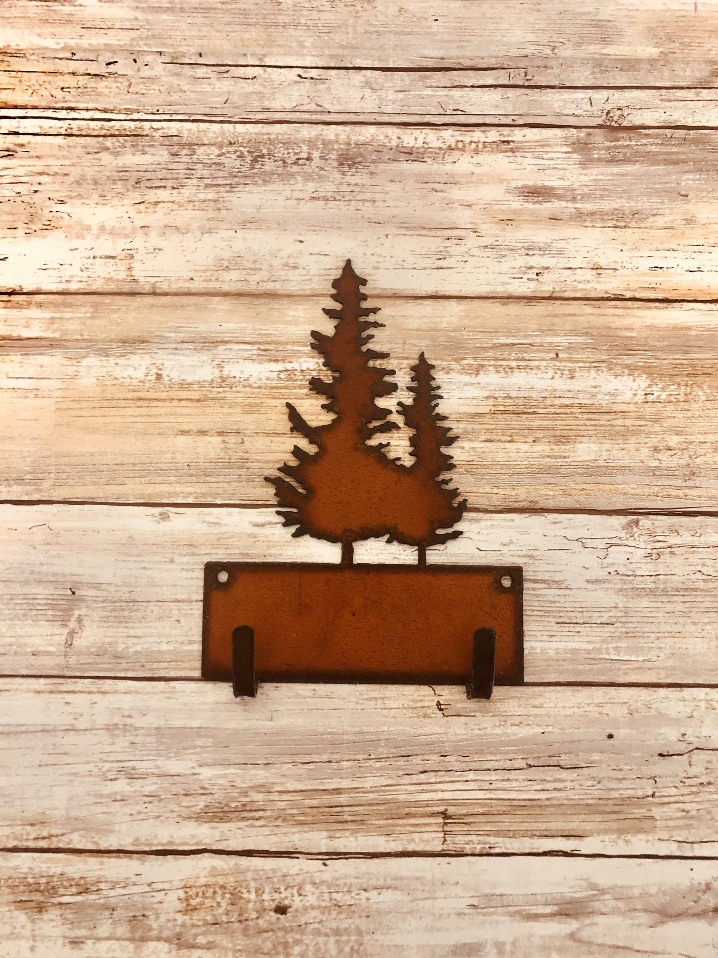 Double Pine Tree Lodge Double  Key Hook
