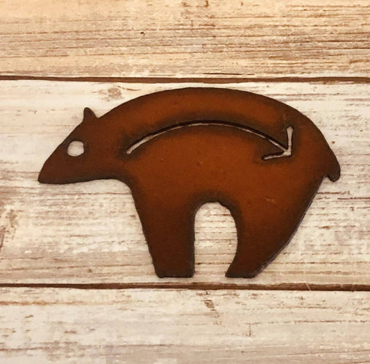 "Spirit Animal" Bear with Arrow Southwest Magnet
