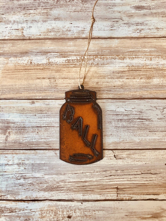 Mason Jar Ball Ornament